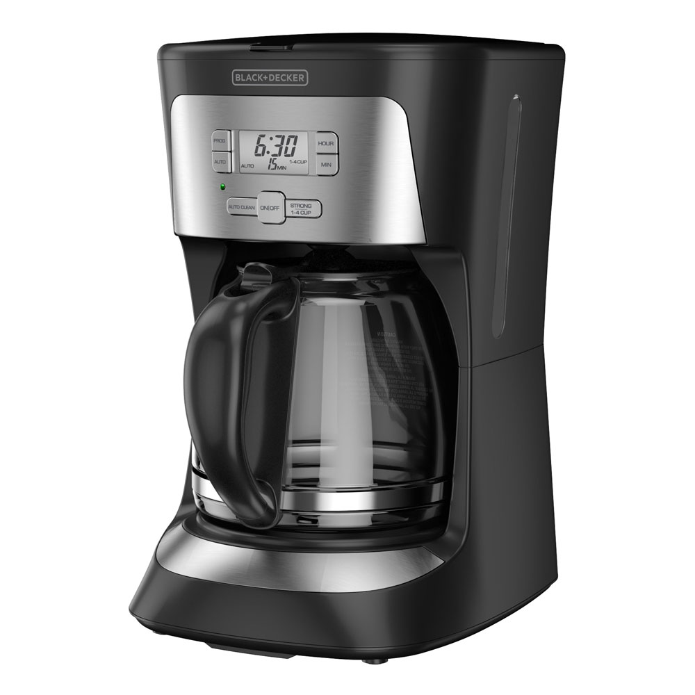 12 Cup Programmable Coffeemaker Black